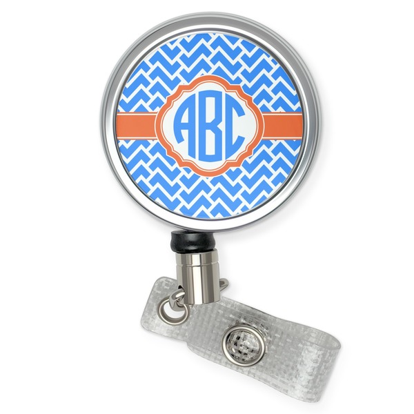 Custom Zigzag Retractable Badge Reel (Personalized)