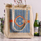 Zigzag Reusable Cotton Grocery Bag - In Context