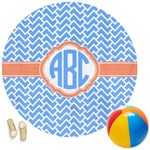 Zigzag Round Beach Towel (Personalized)