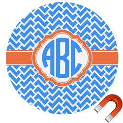 Zigzag Car Magnet (Personalized)