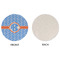 Zigzag Round Linen Placemats - APPROVAL (single sided)