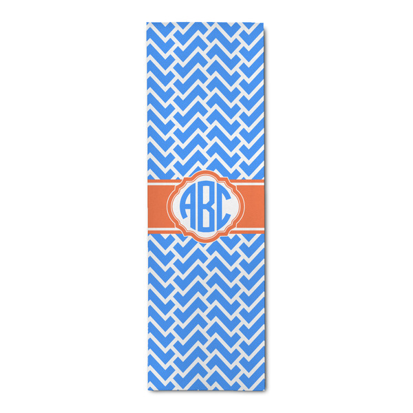 Custom Zigzag Runner Rug - 2.5'x8' w/ Monograms