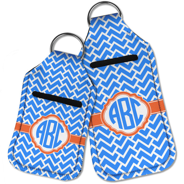 Zigzag Sanitizer Holder Keychain - Parent Main