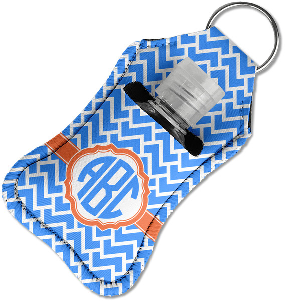 Zigzag Sanitizer Holder Keychain - Small in Case