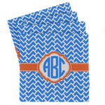 Zigzag Absorbent Stone Coasters - Set of 4 (Personalized)