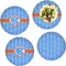 Zigzag Set of Lunch / Dinner Plates
