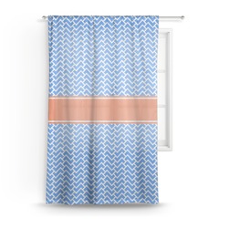 Zigzag Sheer Curtain - 50"x84"