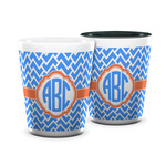 Zigzag Ceramic Shot Glass - 1.5 oz (Personalized)