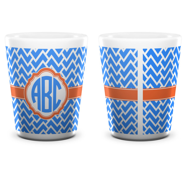 Zigzag Shot Glass - White - APPROVAL