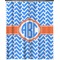 Zigzag Extra Long Shower Curtain - 70"x84" (Personalized)