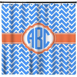 Zigzag Shower Curtain - Custom Size (Personalized)