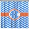 Zigzag Shower Curtain - Custom Size (Personalized)