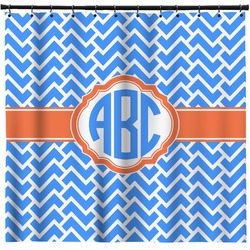 Zigzag Shower Curtain (Personalized)