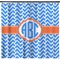 Zigzag Shower Curtain (Personalized)