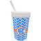 Zigzag Sippy Cup with Straw (Personalized)