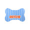 Zigzag Bone Shaped Dog Food Mat (Small) (Personalized)