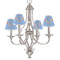 Zigzag Small Chandelier Shade - LIFESTYLE (on chandelier)