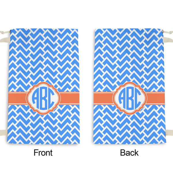 Zigzag Small Laundry Bag - Front & Back View
