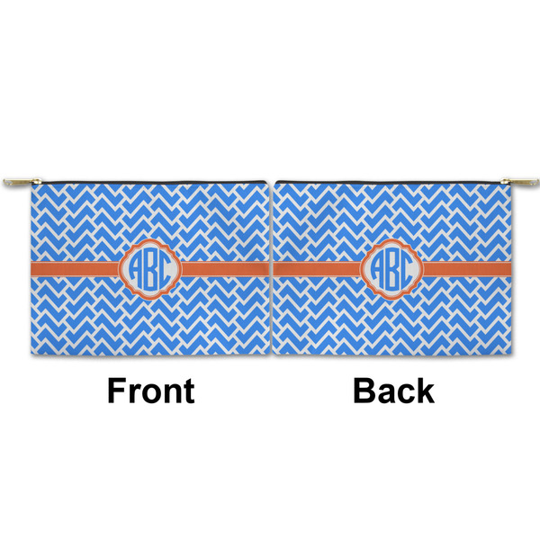 Zigzag Small Zipper Pouch Approval (Front and Back)