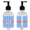 Zigzag Glass Soap/Lotion Dispenser - Approval