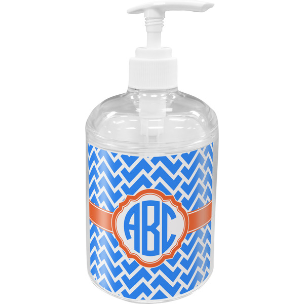 Custom Zigzag Acrylic Soap & Lotion Bottle (Personalized)