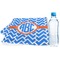 Zigzag Sports Towel Folded with Water Bottle