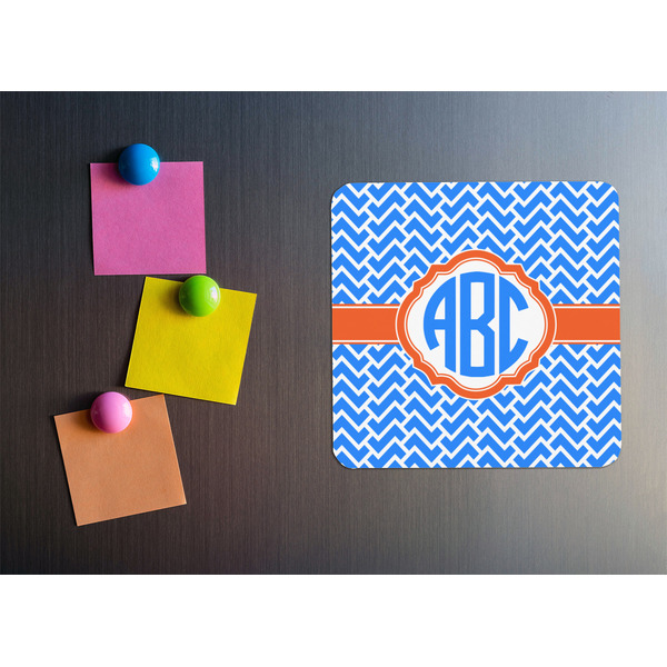 Zigzag Square Fridge Magnet - LIFESTYLE