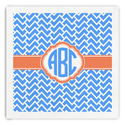 Zigzag Paper Dinner Napkins (Personalized)