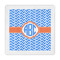 Zigzag Standard Decorative Napkins (Personalized)