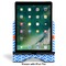Zigzag Stylized Tablet Stand - Front with ipad