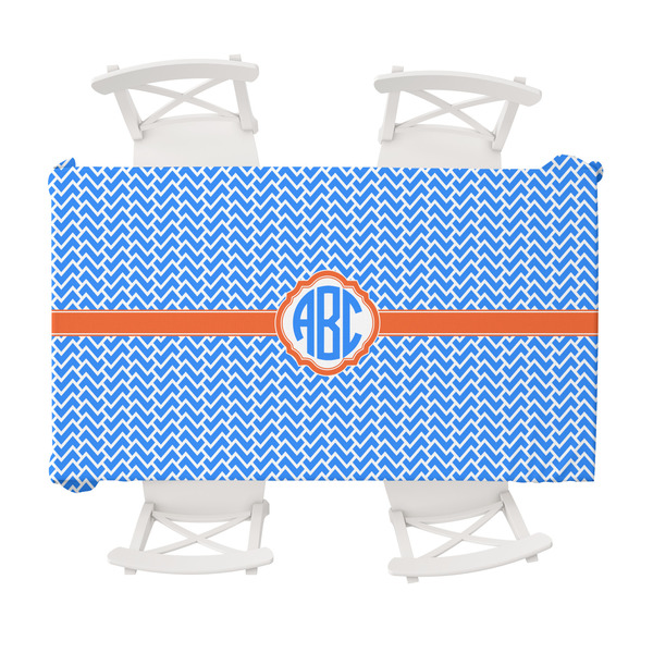 Custom Zigzag Tablecloth - 58"x102" (Personalized)