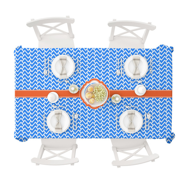 Zigzag Tablecloths (58"x102") - TOP VIEW