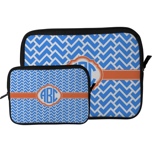 Zigzag Tablet Sleeve (Size Comparison)