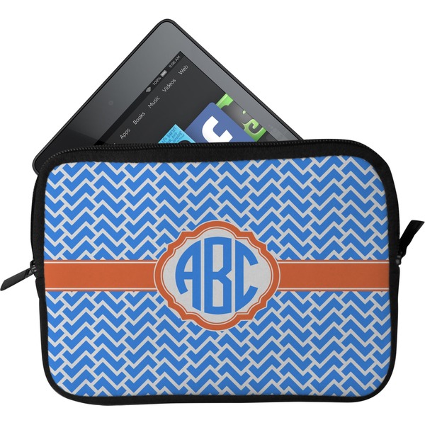 Custom Zigzag Tablet Case / Sleeve - Small (Personalized)