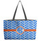 Zigzag Beach Totes Bag - w/ Black Handles (Personalized)