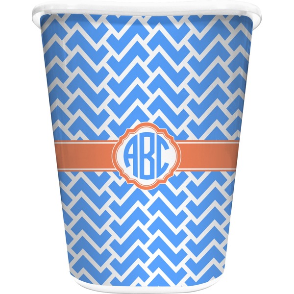 Custom Zigzag Waste Basket (Personalized)