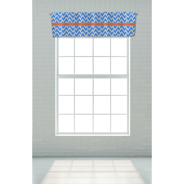 Zigzag Valance - On window