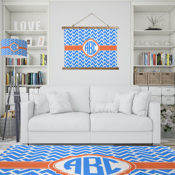 Zigzag Wall Hanging Tapestry - IN CONTEXT