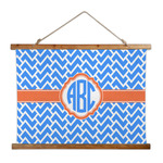 Zigzag Wall Hanging Tapestry - Wide (Personalized)