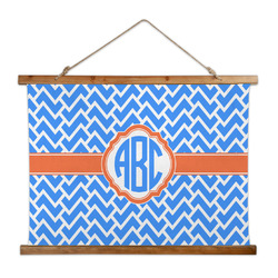 Zigzag Wall Hanging Tapestry - Wide (Personalized)