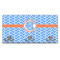 Zigzag Wall Mounted Coat Rack (Personalized)