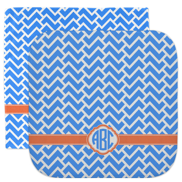 Custom Zigzag Facecloth / Wash Cloth (Personalized)