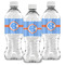 Zigzag Water Bottle Labels - Front View