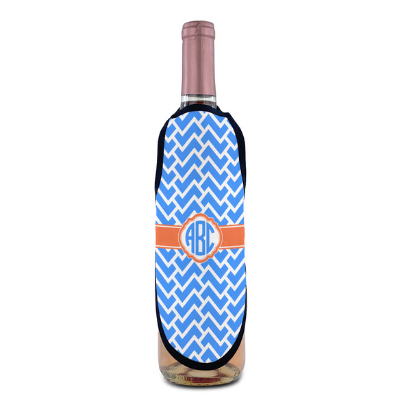 Zigzag Wine Bottle Apron - IN CONTEXT