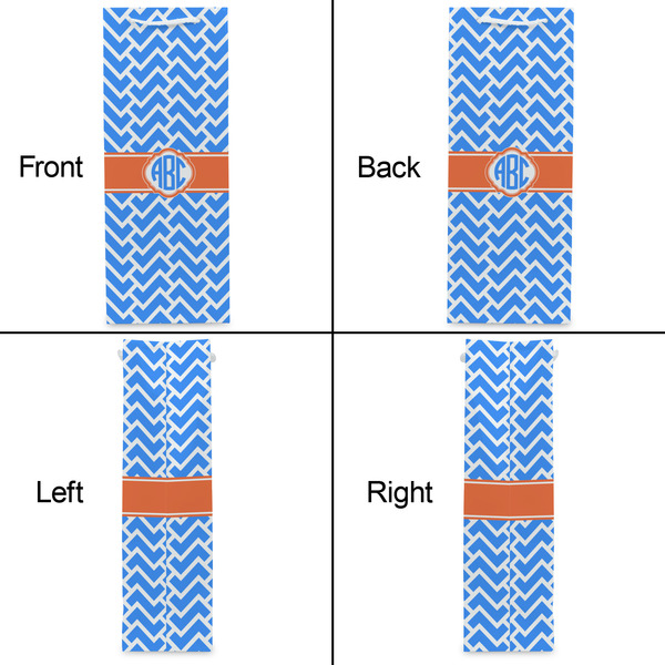 Zigzag Wine Gift Bag - Matte - Approval