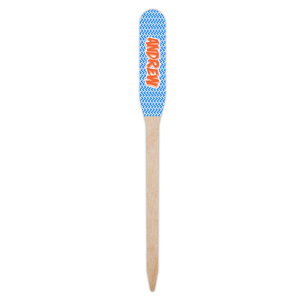 Zigzag Wooden Food Pick - Paddle - Single Pick
