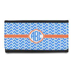 Zigzag Leatherette Ladies Wallet (Personalized)