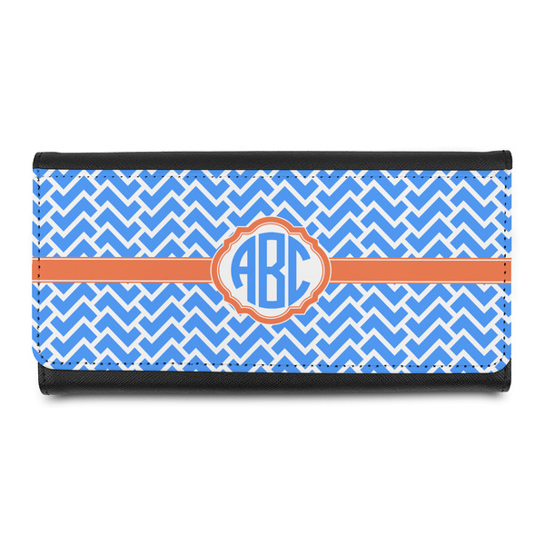Custom Zigzag Leatherette Ladies Wallet (Personalized)