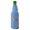 Zigzag Zipper Bottle Cooler - ANGLE (bottle)