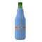 Zigzag Zipper Bottle Cooler - FRONT (bottle)